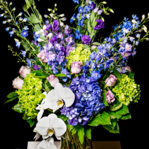Signature Bouquet Hydrangea, lisianthus, roses and orchids