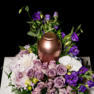 Urn Bereavement floral pillow